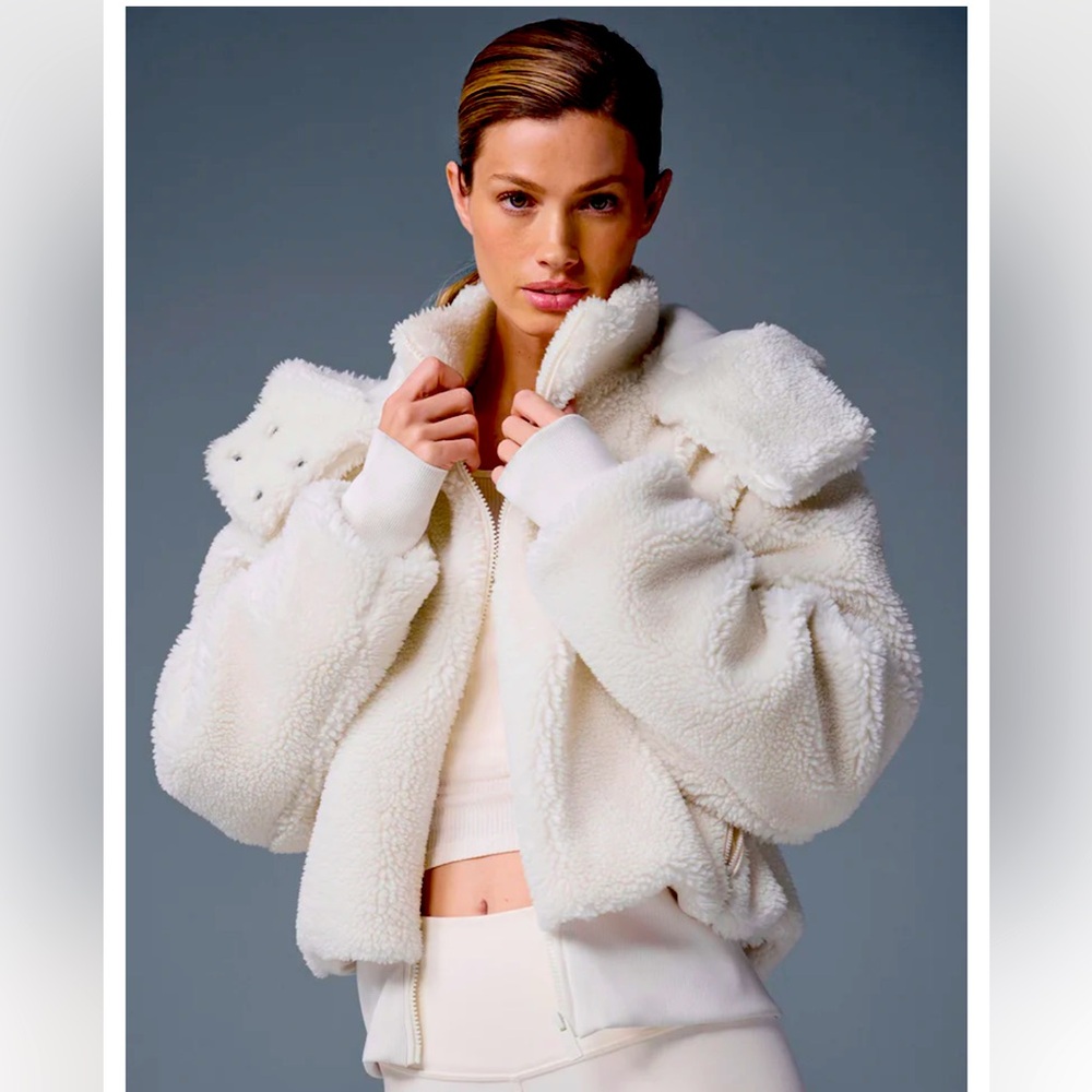 Ivory Alo Foxy Sherpa Jacket